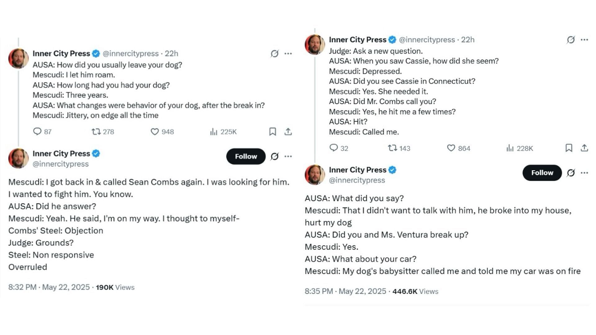 Inner City Press' real-time transcript on X (Image via X/@innercitypress)